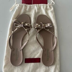 Valentino Rockstud Sandals Size 37